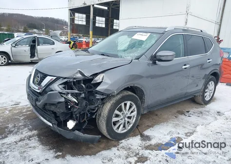 2017 Nissan Rogue Sv из США, поврежденный, VIN KNMAT2MVXHP582477